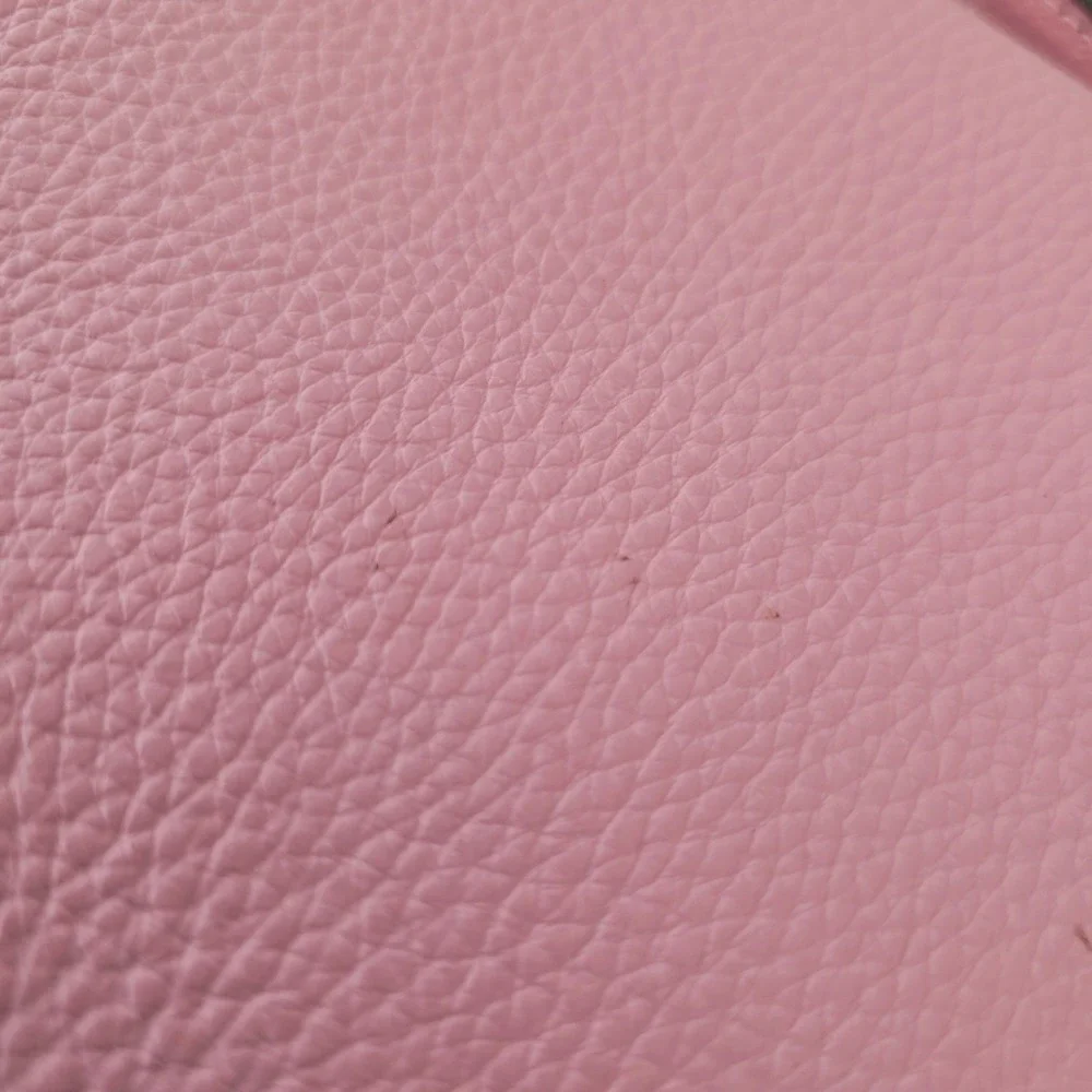 Coach Ellen Saddle Flap Pebble Leather Crossbody Bag Bubblegum Pink